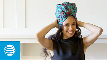 Load video: How to wear a head wrap